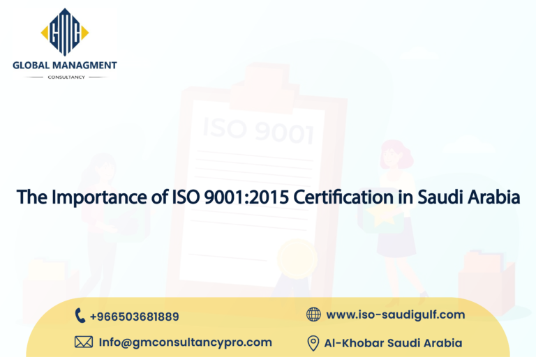 ISO 9001 Certification importance in Saudi Arabia.